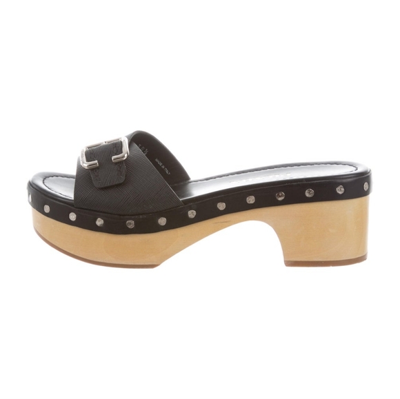 PRADA Slide Platform Sandals IT38.5 - Picture 5 of 5